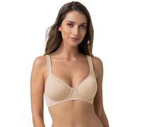Dorina Lindsay Reggiseno Non Imbottito con Ferretto, Copertura Completa, Coppe Modellate, Tessuto Micro Morbido, Spalline Regolabili per Comfort Tutto Il Giorno, Beige