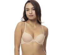 Dorina Michelle Reggiseno Balconcino Donna, Leggermente Imbottito, con Ferretto, Spalline Multi-Via Regolabili, Microfibra Marrone Chiaro, Beige