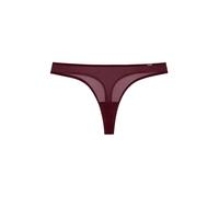 Dorina Origins-Shimmer Mesh-Thong Briefs Donna, Rosso, XL