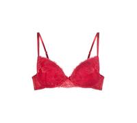 Dorina Perfect Lace Reggiseno a Coppa Intera con Ferretto - Leggermente Imbottiti per Forma Naturale - Spalline Regolabili, Rosso
