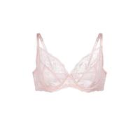 Dorina Perfect Lace Reggiseno a Coppa Intera con Ferretto - Leggermente Imbottito per Forma Naturale - Tessuto Liscio e Supporto Regolabile, Rosa