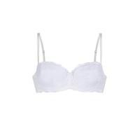 Dorina Perfect Lace Reggiseno Balconette con Ferretto - Coppe Leggermente Imbottite per Forma Naturale - Sollevamento Regolabile e Silhouette Adulatrice, Bianco
