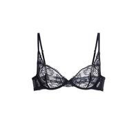 Dorina Perfect Lace Reggiseno Plunge Non Imbottito con Ferretto - Design Sagomato & Sollevamento Naturale - vestibilità Regolabile, Nero