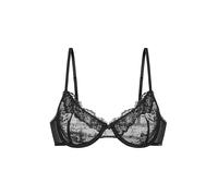 Dorina Reggiseno con Ferretto Origins - Non Imbottito, Interamente in Pizzo con Bordo in Pizzo, Spalline Regolabili, Fasce Posteriori in Mesh, Dettaglio Fiocco, Nero