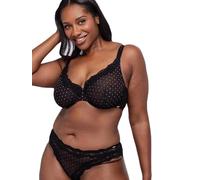 Dorina Reggiseno da Donna Origins-Shimmer DOT-Wired_Bra, Nero, 95C, Nero, 7C