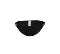 Dorina FILAO Bikini Tanga Tela Micro Lisa con Accessori in Catena d'oro, Copertura Minima, Stile Elegante per Spiaggia o Piscina, Nero