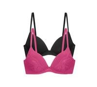 DORINA Willa-2pp-plunge Plunge Bra, Viola/Nero, 2C Donna