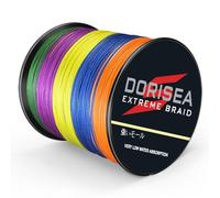 Dorisea Extreme Braid - Lenza da pesca intrecciata in 100% Pe, lunghezza 500 m, test 2,7-259,5 kg, resistente all'abrasione, incredibile Superline Zero Stretch, diametro piccolo