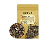 DORJE TEAS Marigold Ginger Tea with Premium Darjeeling Loose Tea | Promotes Good Sleep, Stress Relief | Improves Immunity | Soothing Tea for Relaxation | For Glowing Skin (Pack of 1, 100 gm)
