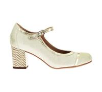 Dorking Dorking by Fluchos D9092 - Scarpe Mary Jane da donna, tacco largo, colore: platino e perla, in pelle, Platin Boate Lami Glacial Perla Platino, 36 EU