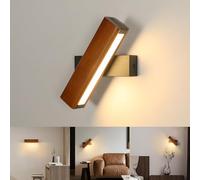 Dorlink Applique da Parete Interno, 3000k Applique Camera da Letto, Ruotata Di 350° Lampada Da Parete, Appliques Da Parete Interno Led per Corridoio, Camera Da Letto,Soggiorno,Da Lettura