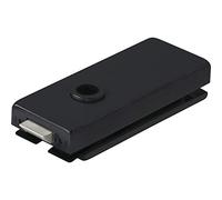 Dorma 10002 RAL 9005 - Serratura per porta in vetro, colore: nero opaco