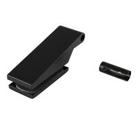 DORMA GLAS 81002130499 Studio Classic 10.021-Parte Superiore con Manicotto, Colore, Alluminio Nero Opaco RAL 9005