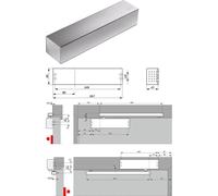 dormakaba Chiudiporta TS 91 B color argento