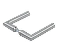 Dormakaba Coppia di manopole 10.328, forma a L, 8 mm, argento anodizzato | accessori per porta