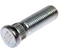 Dorman 610-254.40 M12-1.50 - Bullone seghettato per ruota con zigrinatura da 12,73 mm, lunghezza 41,5 mm, argento, confezione da 40