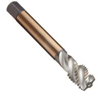 Dormer E002M6 Serie E002 HSS-E-PM Maschio a spirale con finitura brillante, standard ISO, filettatura M6 x 1,00 mm, lunghezza 66 mm