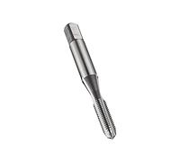Dormer E100M7NO8 Serie E100 HSS - Maschio seriale con finitura brillante, standard DIN352, NO8, filettatura M7 x 1,00 mm, lunghezza 56 mm
