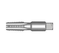 Dormer E7111/4 Serie E711 HSS NPT diritto flauto interrotto, finitura brillante, 1/4 "-18 x 75mm