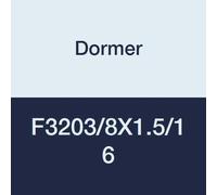 Dormer F3203/8 x 1.5/16 rotonda regolabile Dies, Split, bright, UNC3/8, acciaio ad alta velocità, nominale D 9.53 mm, Ø 1.5/40,6 cm altezza 7/40,6 cm