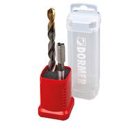 Dormer L000E500M8NO2XA002 HSS Duo M8 Second Rubinetto + A002 Punte per Trapano