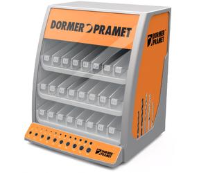 Dormer Trapano Punta Conservazione Display Stand Ripiani Angolato A080DOR