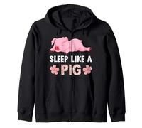 Dormi Come Un Maiale Felpa con Cappuccio