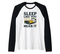 Dormi Come Vuoi Dire, Design Sleepmaxxing. Maglia con Maniche Raglan