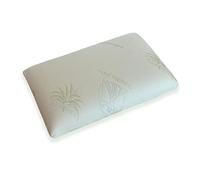 Dormiland - Coppia di Cuscini in Memory Foam Alti 12 cm, Modello Saponetta, Fodera in Aloe Vera e Silver Magnetoterapia - Sfoderabile e Lavabile - Dispositivo Medico Classe 1