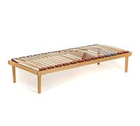 Dormiland - RETE IN LEGNO DI FAGGIO_MISURA 80X190_CON DOGHE AMMORTIZZATE E BASCULANTI DOTATA DI REGOLATORI DI RIGIDITÀ ZONA LOMBARE