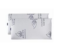 Dormio AL1603 - Cuscino in Materiale viscoelastico (Memory Foam) Classico Pack de 2 unidades - 75 cm Bianco