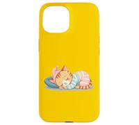 Dormire Carino Gatto Gute Nacht Pigiama Kitty Custodia per iPhone 15