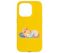 Dormire Carino Gatto Gute Nacht Pigiama Kitty Custodia per iPhone 15 Pro