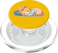 Dormire Carino Gatto Gute Nacht Pigiama Kitty PopSockets PopGrip per MagSafe