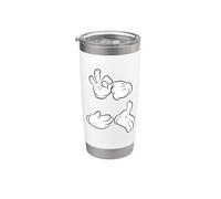 Dormire con me Cartone animato gesti Bicchiere termico in acciaio inox doppia parete
