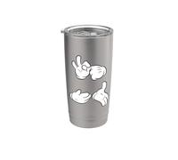 Dormire con me Cartone animato gesti Bicchiere termico in acciaio inox doppia parete
