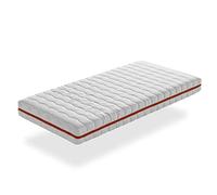 DORMISSIMO Materasso 80X160 LETTO BAMBINI Altezza 18 CM ZAFIR, Schiuma, sfoderabile, rivestimento igienico, ideale per letti estraibili e tipo Montessori