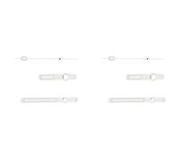 Dormstop 2X 62MAS Solid Watch Hands Fit NH35 NH36 ETA2824 2836 ST2130 Movimento Giappone C3 Super Verde Tridimensionale