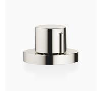 Dornbracht azionamento decentrato con manopola rotante, con copertura rotonda, 10710970-08, Tara.; Tara Classic; Meta.02; Tara Ultra; Elio; Universal platino [Lavelli da Cucina > Accessori per Lavelli