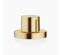 Dornbracht azionamento decentrato con manopola rotante, con copertura rotonda, 10710970-28, Tara.; Tara Classic; Meta.02; Tara Ultra; Elio; Universal ottone spazzolato [Lavelli da Cucina > Accessori p