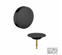 Dornbracht CL.1 copertura per set scarico e troppopieno con funzione di riempimento, 36247970-33, CL.1; IMO; Lissé; LULU; Madison; MEM; Meta; Tara.; VAIA; Universal nero opaco [Rubinetteria Bagno > Si