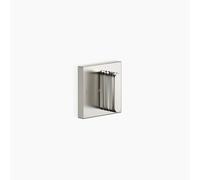 Dornbracht CL.1 inverseur encastré à deux voies, rosace 60x60mm, 36201705-06, 36201705-06, Colorazione: Platino Opaco