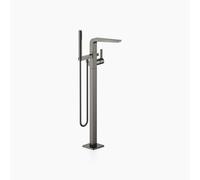 Dornbracht CL.1 Mitigeur monocommandé pour bain avec tube de trop-plein, pour montage indépendant avec garniture de douche flexible, 25863705-99, 25863705-99, Colorazione: scuro Platino opaco