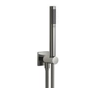 Dornbracht CL.1 set doccia con presa d'acqua e supporto, 1 tipo di getto, 27802970-19, CL.1; IMO; MEM; Symetrics; Universal dark chrome [Rubinetteria Bagno > Set Doccia]