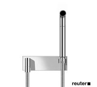 Dornbracht CL.1 set doccia con presa d'acqua e supporto, 1 tipo di getto, 27838979-08, CL.1; IMO; MEM; Symetrics; Universal platino [Rubinetteria Bagno > Set Doccia]