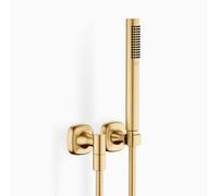 Dornbracht COYA set doccia con presa d'acqua e supporto, 1 tipo di getto, 27808404-28, COYA ottone spazzolato [Rubinetteria Bagno > Set Doccia]