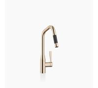 Dornbracht Cuisine - Sync robinet dévier, Pull-Down avec fonction douche, orientable, saillie 240mm, 33875895-46, 33875895-46, Colorazione: Champagne spazzolato