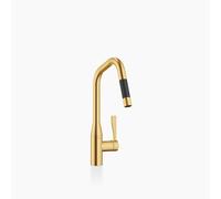 Dornbracht Cuisine - Sync robinet dévier, Pull-Down avec fonction douche, orientable, saillie 240mm, 33875895-28, 33875895-28, Colorazione: ottone spazzolato
