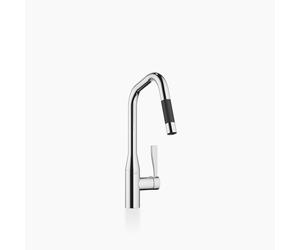 Dornbracht Cuisine - Sync robinet dévier, Pull-Down avec fonction douche, orientable, saillie 240mm, 33875895-00, 33875895-00, Colorazione: cromo