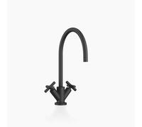 Dornbracht Cuisine - TARA Mitigeur monotrou, bec orientable 360°, saillie 235 mm, 22815892-33, 22815892-33, Colorazione: Nero opaco